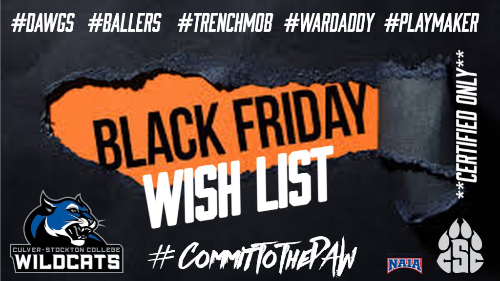 Roy Cutshaw Jr (@coachcutshaw) on Twitter photo Know anyone that fits the description on our Wish List? 
Mid Year Transfer
Class of 2024 
Scholarships Available - but this 💰 won't last long!
**Certified ONLY**
#CommitToThePAW 🏈😼🐾🔵⚪️⚫️ Know anyone that fits the description on our Wish List? 
Mid Year Transfer
Class of 2024 
Scholarships Available - but this 💰 won't last long!
**Certified ONLY**
#CommitToThePAW 🏈😼🐾🔵⚪️⚫️