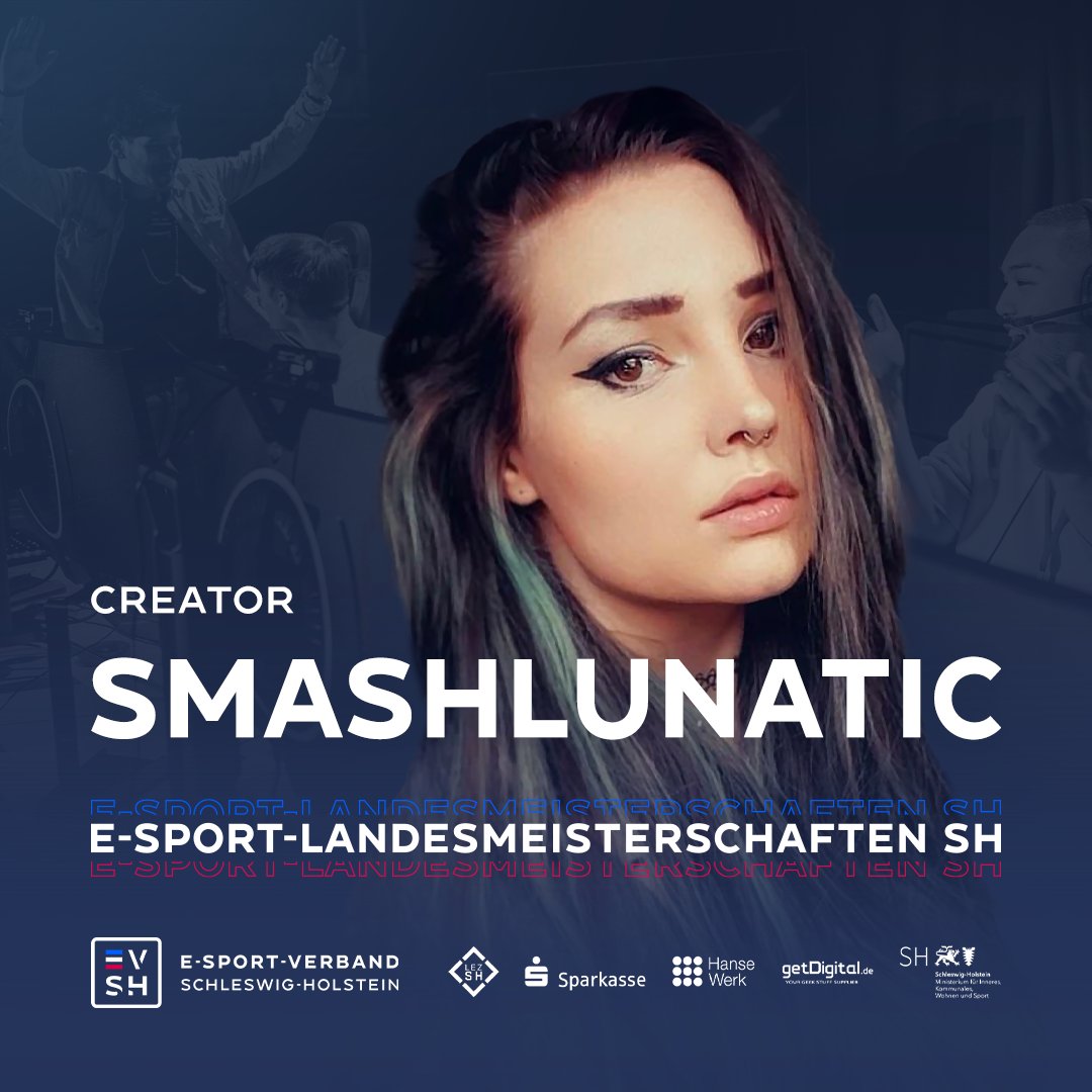 E-Sport-Verband Schleswig-Holstein e.V. (@esportverbandsh) on Twitter photo Nicht nur die Casts, sondern auch das Bühnenprogramm unserer #ESport-Landesmeisterschaften SH wird einmalig 🦄 Freut euch auf einen E-Sport-Tag mit niemand geringerem als <a href="/Iamblackgstar/">Jay(he/him)🇿🇦</a> & <a href="/KingsplayLP/">Kingsplay</a> sowie <a href="/RayaOnAir/">Carla (Raya)</a> & <a href="/SmashLunatic/">Franzi 🦦</a> auf der Bühne!
Wir sehen uns morgen in Kiel ☺️ Nicht nur die Casts, sondern auch das Bühnenprogramm unserer #ESport-Landesmeisterschaften SH wird einmalig 🦄 Freut euch auf einen E-Sport-Tag mit niemand geringerem als <a href="/Iamblackgstar/">Jay(he/him)🇿🇦</a> & <a href="/KingsplayLP/">Kingsplay</a> sowie <a href="/RayaOnAir/">Carla (Raya)</a> & <a href="/SmashLunatic/">Franzi 🦦</a> auf der Bühne!
Wir sehen uns morgen in Kiel ☺️