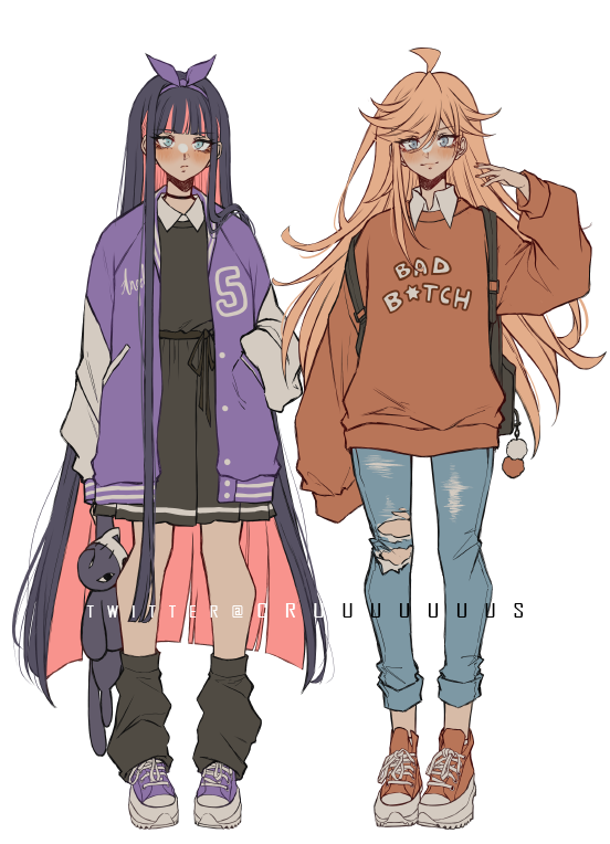 Cruuuuuuus's tweet photo. Panty &amp; Stocking 😳 https://t.co/d2RGQgCerp