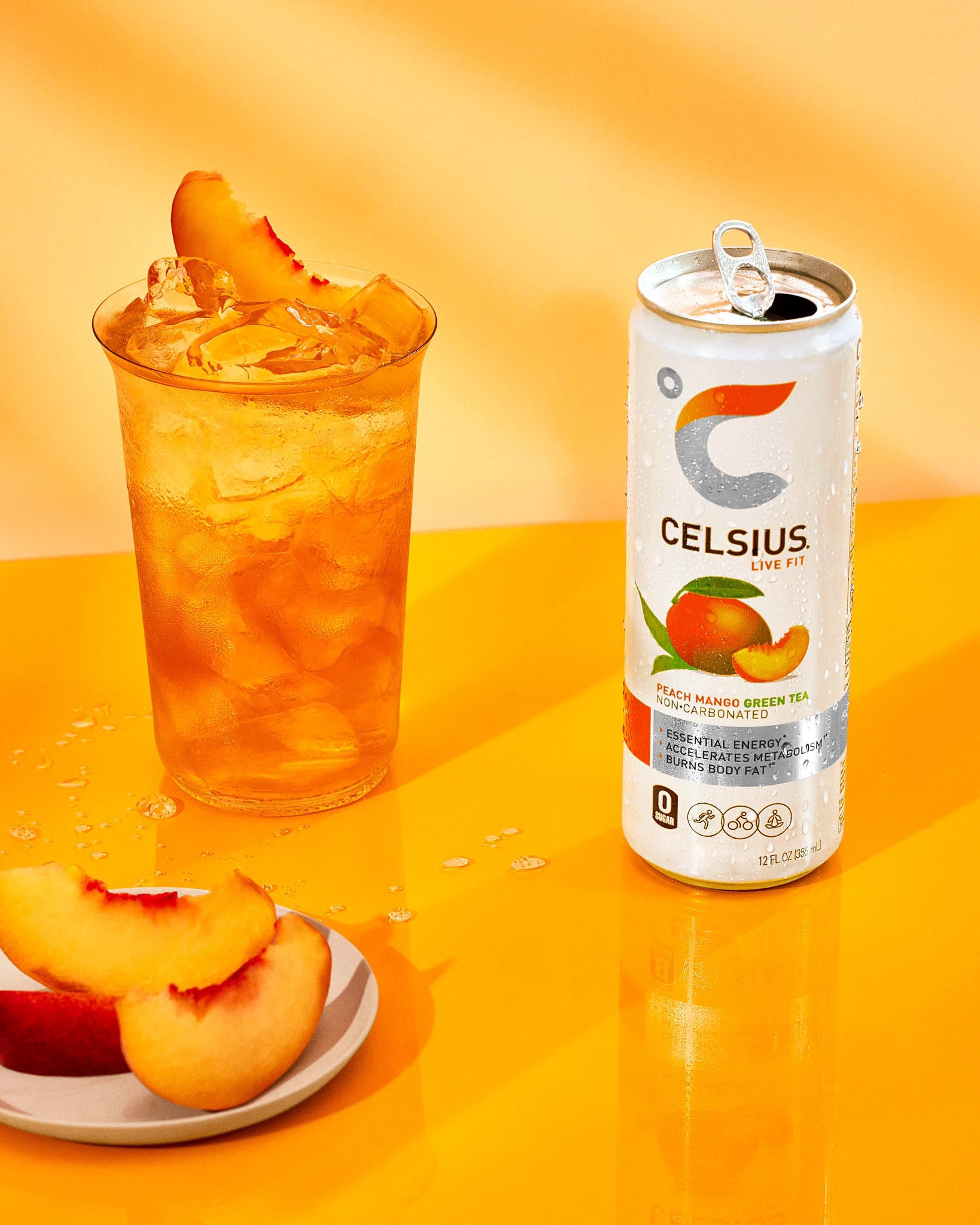 CELSIUS Energy Drink on X: "Mocktail o'clock 🕥🥂 Try our Peach Mango Palmer this holiday season! - Fizz Free Peach Mango Green Tea - Lemonade - Lemon Garnish https://t.co/Iij4gMrxBX https://t.co/iJRhLTpu7a" / X