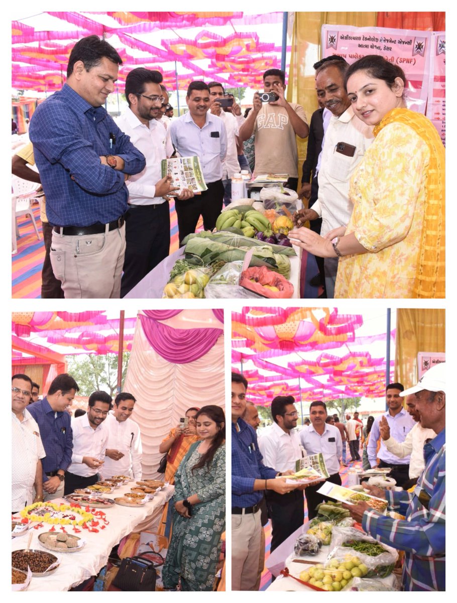 mamlatdardesar's tweet photo. આજરોજ ડેસર એપીએમસી ખાતે બે દિવસીય "રવિ કૃષિ મહોત્સવ"નો પ્રારંભ કરવામાં આવ્યો. જે અંતર્ગત વૈજ્ઞાનિકો દ્વારા કૃષિ માર્ગદર્શન, રવિ કૃષિ પરિસંવાદ, પ્રાકૃતિક કૃષિ પ્રદર્શન, ખેત-ઓજારોનું વિતરણ, ખેડૂતલક્ષી યોજનાઓની માહિતી તેમજ સેવાસેતુ કાર્યક્રમનું આયોજન કરવામાં આવેલ છે. @CollectorVad https://t.co/T3laGiffJM