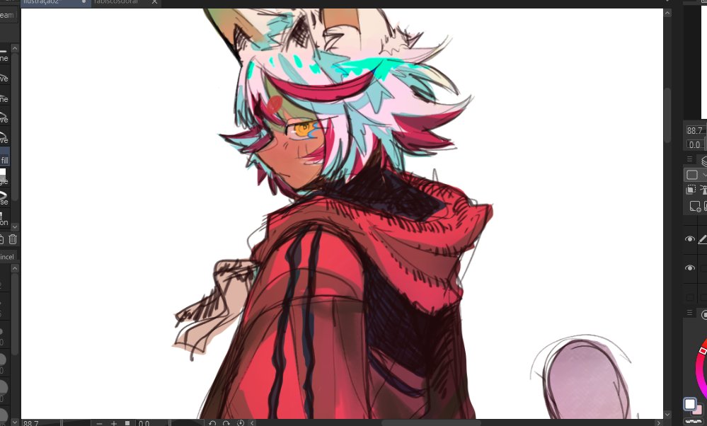 Cara, eu tô amando colocar essas cores diferentonas na minha pintura