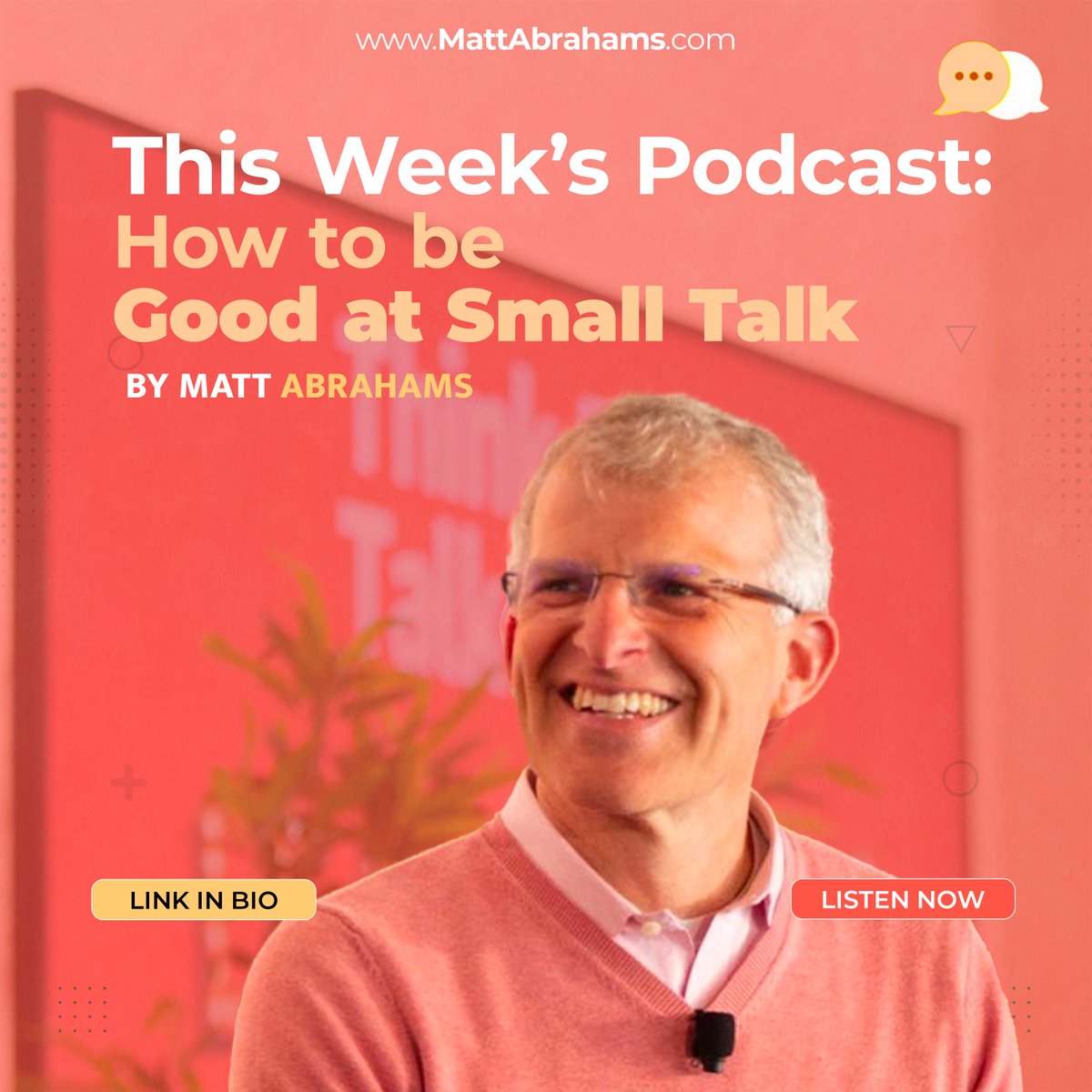 Even if you don’t think you’re a natural, anyone can become proficient at the art of small talk by utilizing the right tactics and behaviors. In this collaboration with Harvard Business Review, I share some tips and techniques for small talk of all sorts.