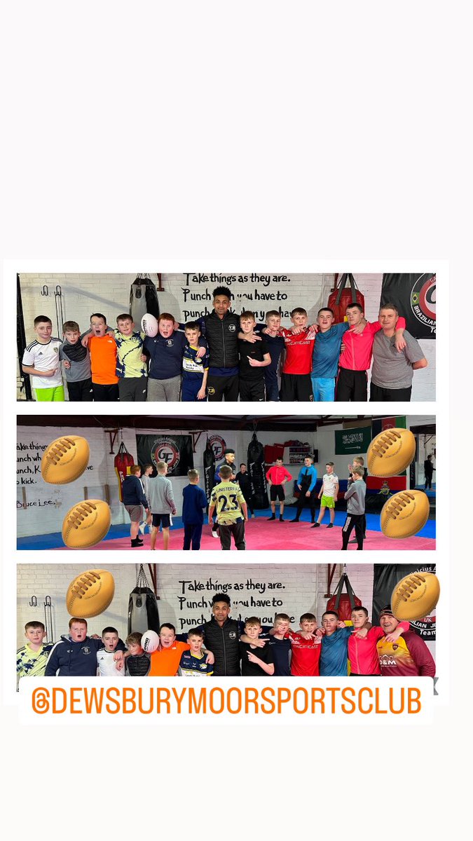 Great to get <a href="/dewsburymoorARL/">Dewsbury Moor Sports Club</a> u13s down this evening for the start of there pre season training. 
Plenty of fun, fitness, skills &amp; jokes along the way… #preseasontraining #rugbyleaguelads #bodyweightexercises #rugbyskills #communicationiskey #teamwork