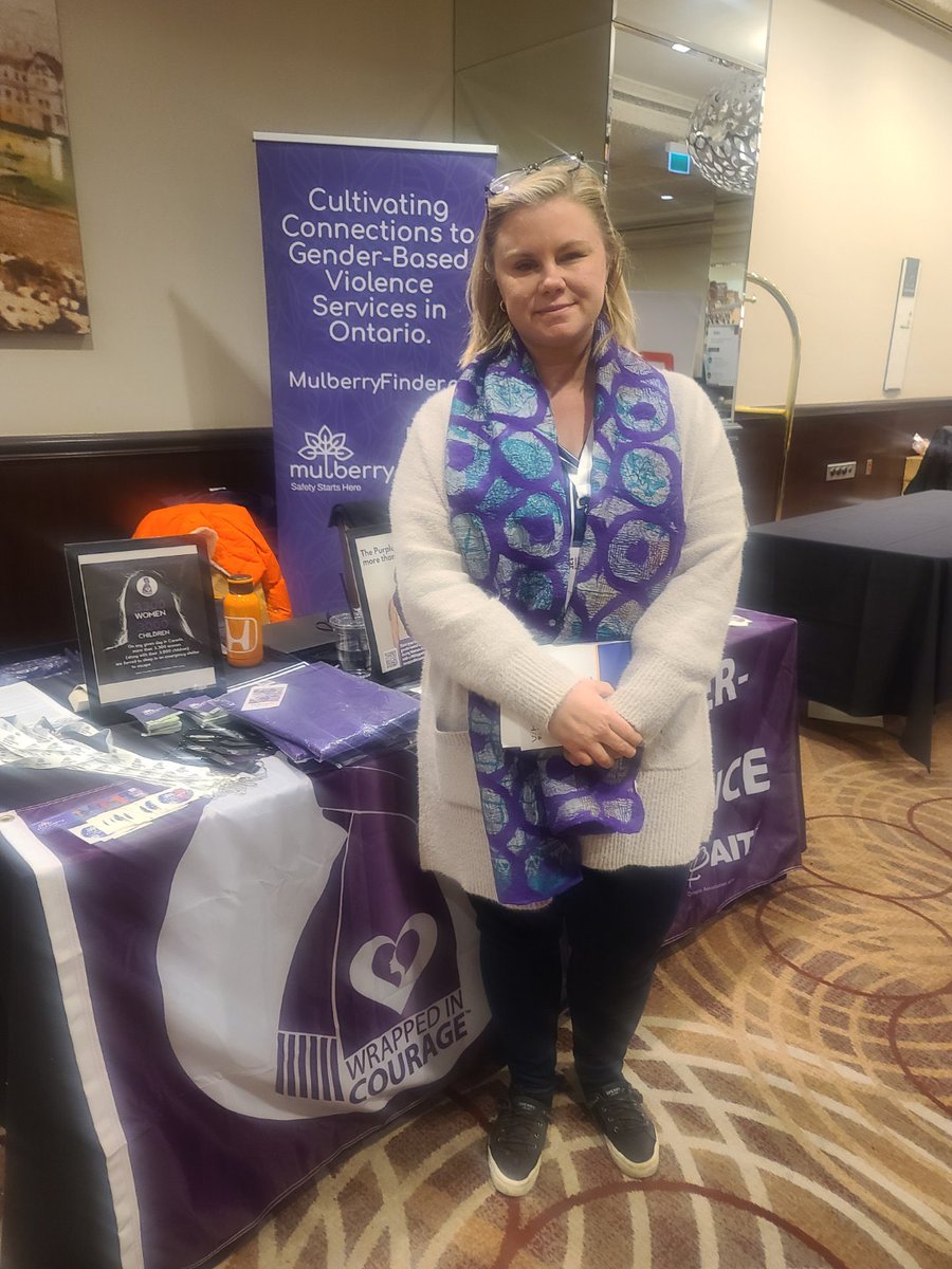 OaithDotCa's tweet photo. #GBV is an everyone issue that can only be addressed when we work together. Thank you to the @OFLabour for showing support for survivors across Ontario during your 17th Biennial Convention! #OFL2023 is #wrappedincourage! https://t.co/dyCl3SCM9R
#EnoughIsEnough #MulberryFinder https://t.co/IKINXC2vRL