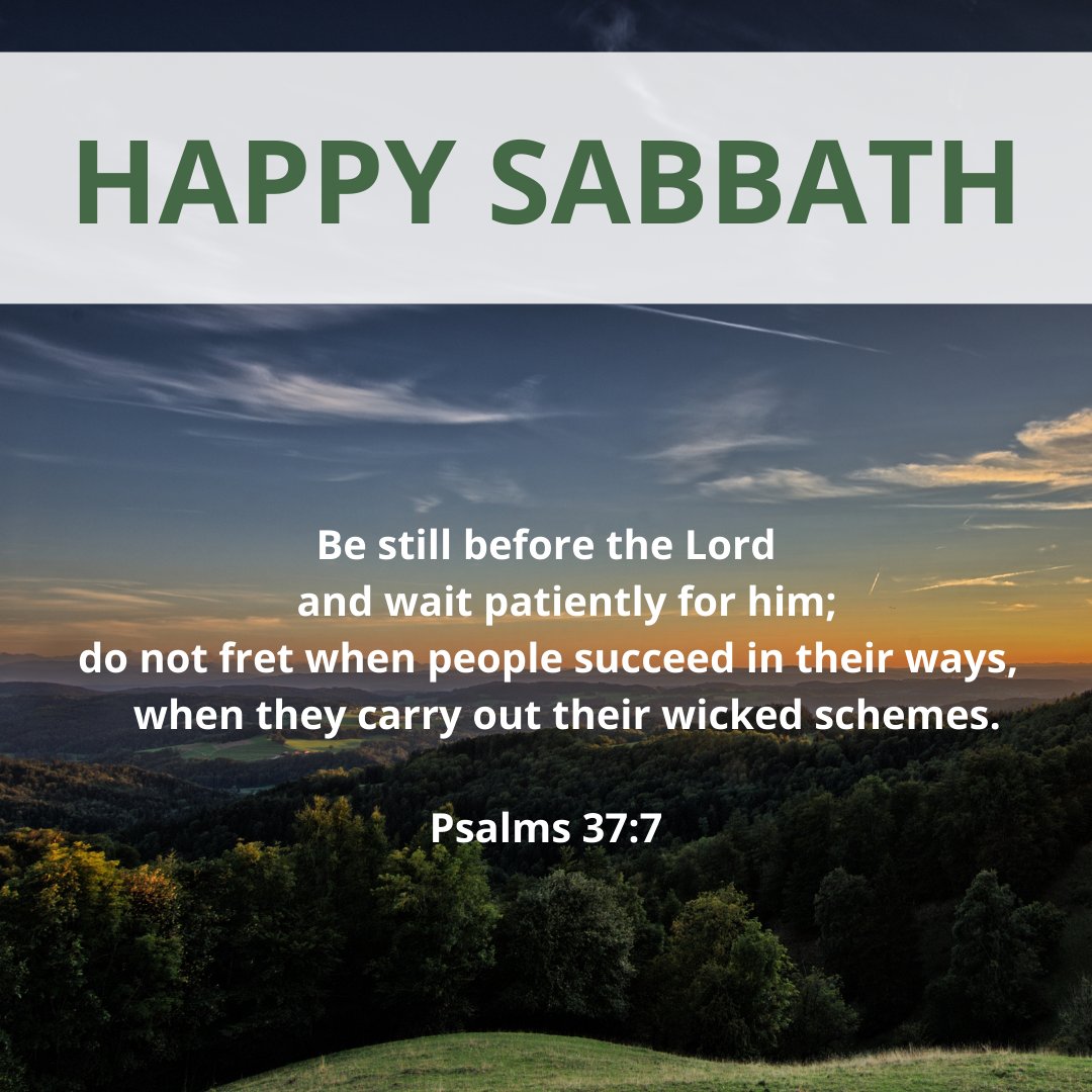 When the evil around us seems to pose a challenge to God's ways, remember that the Lord is in control and has a perfect timing for everything.

Happy Sabbath!
.
.
.
.
.
.
.
#Sabbath #AdventistMessengerMagazine #sdachurch #sdayouth #bibleverse #heaven #gospel