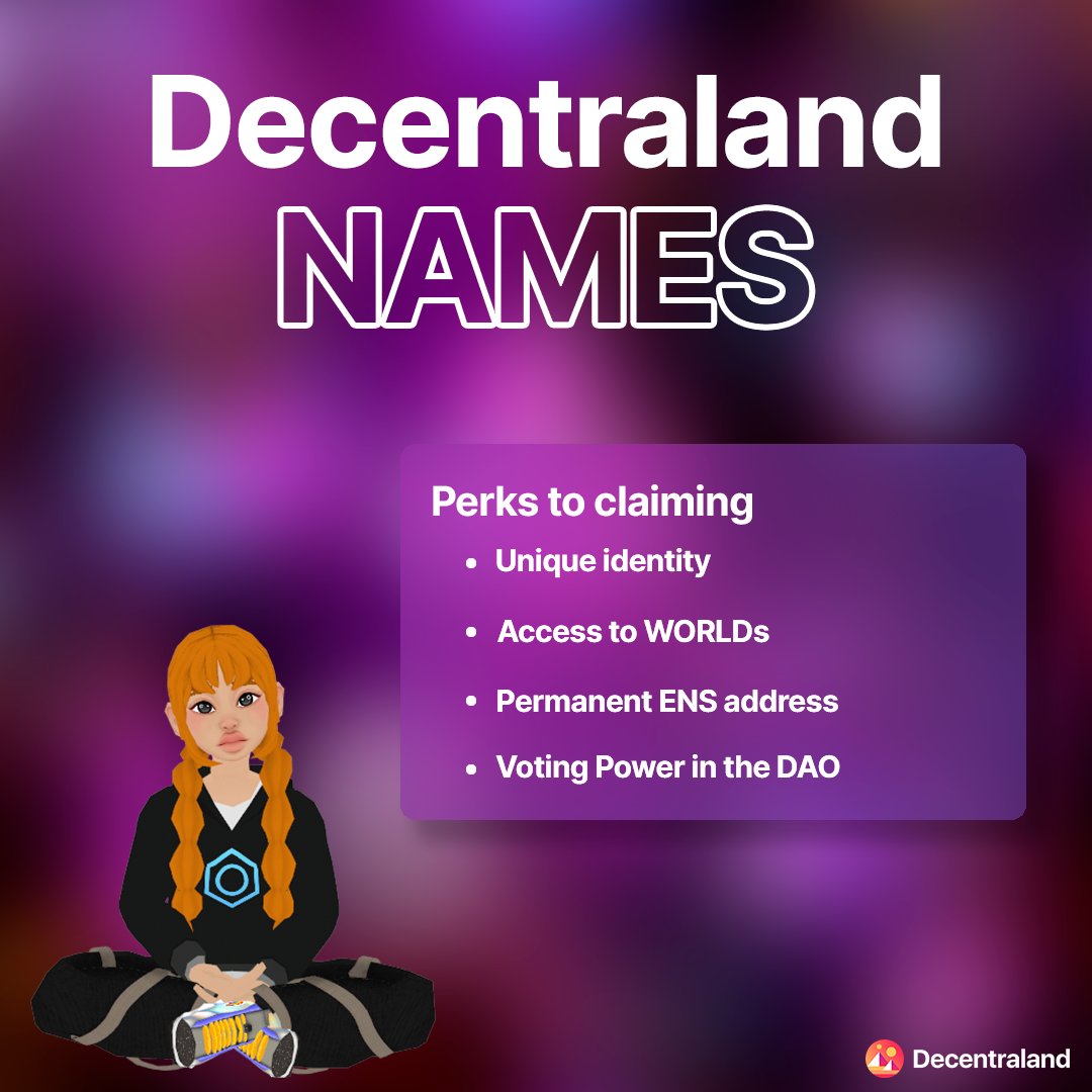 Decentraland tweet media