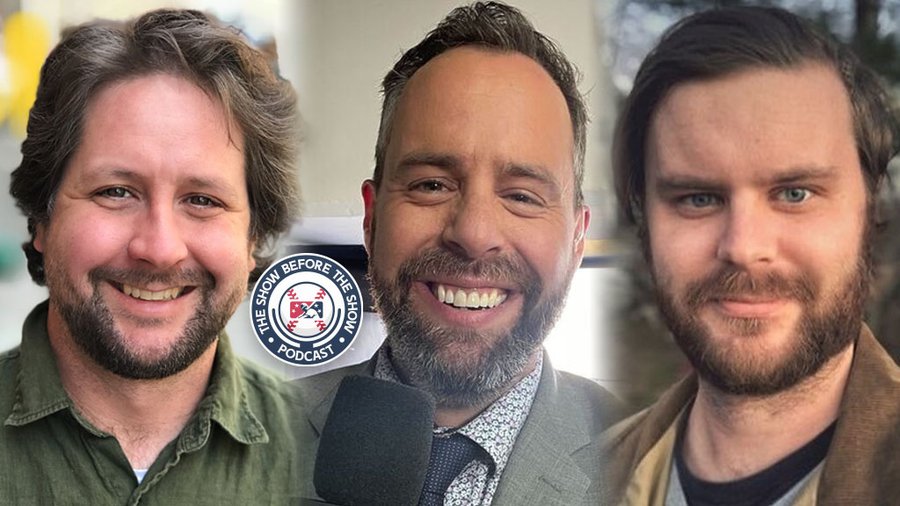 Need a break from shopping? We've got you covered! Kick your feet up and get to know Ben, Sam and Tyler a little better (Josh too!) as the gang dishes on their personal journeys in a special serving of The Show Before the Show. 🎧: milb.com/fans/podcast