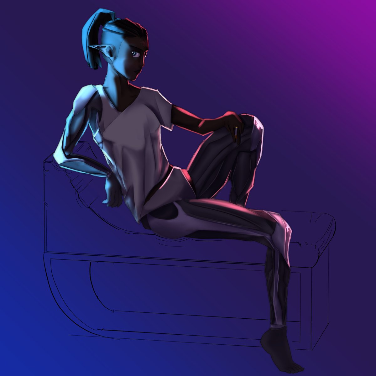 False-Muscle Cybernetics
-
#digitalart #digitalillustration #digitalpainting #digitalartist #CLIPSTUDIO #oc #originalcharacter #art #drawing #characterdesign #digital #draw #art #illustration #concept #conceptart #cyberpunkart #elf