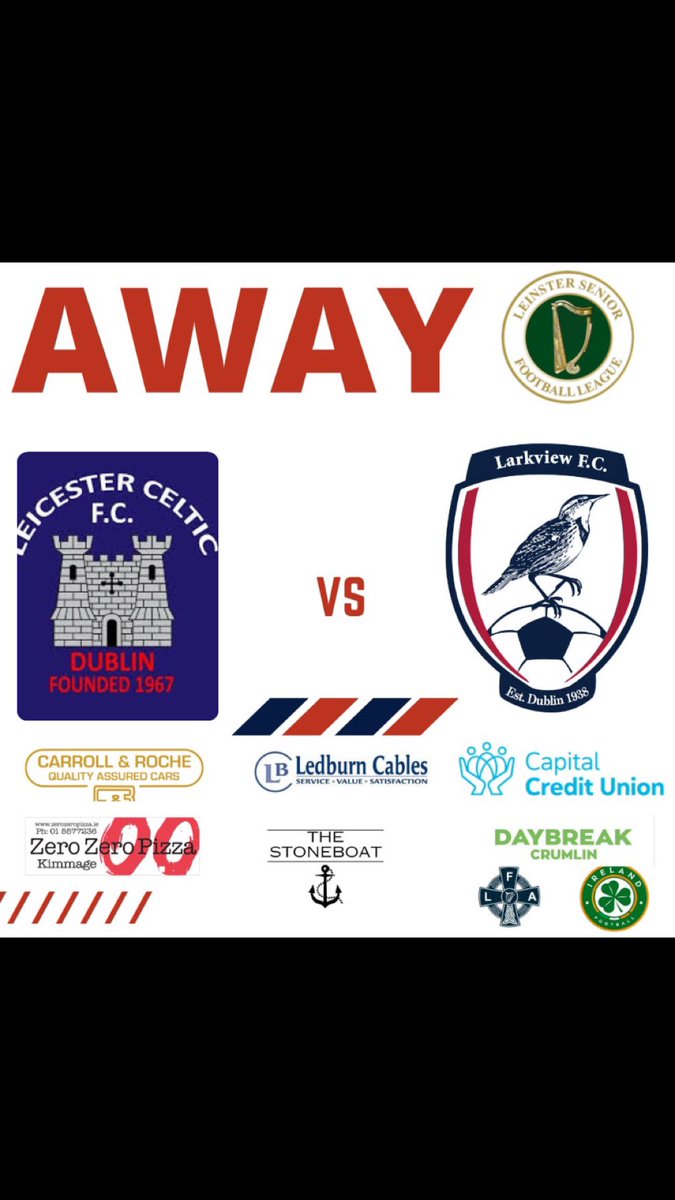 Attention now turns to our Saturday side Tomorrow ❤️💙 1pm kick of in Loretto park💪🏻