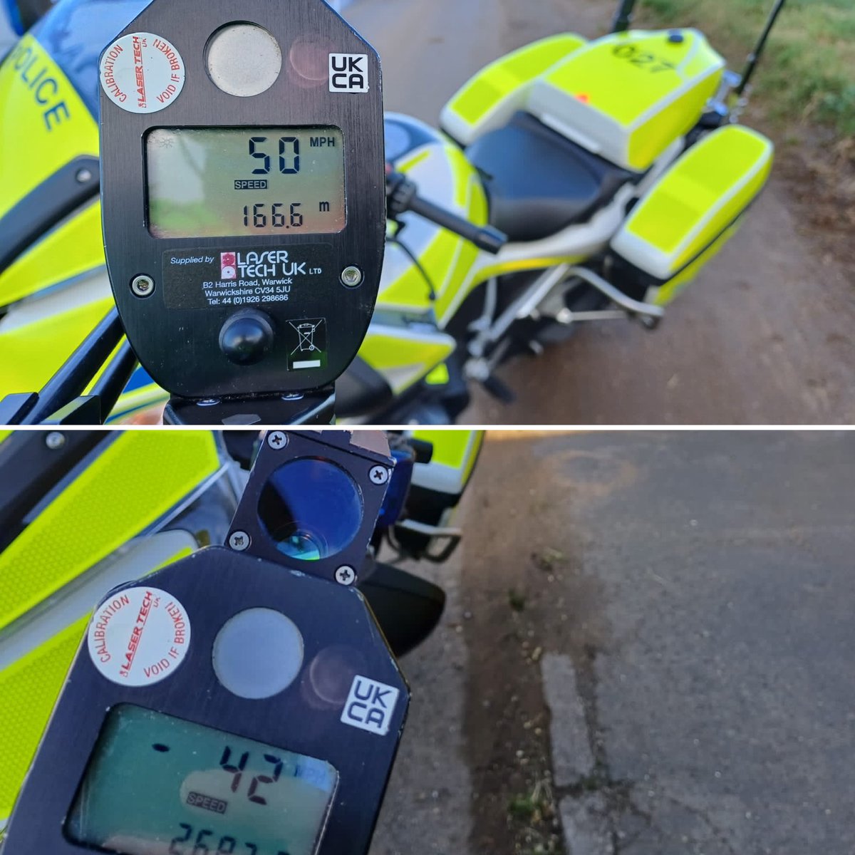 The #RPU bike was out today in the 30mph limit dealing with inappropriate speeders. 
‘I didn’t realise it was a 30….’
#Fatal5 #RoadSafetyWeek
