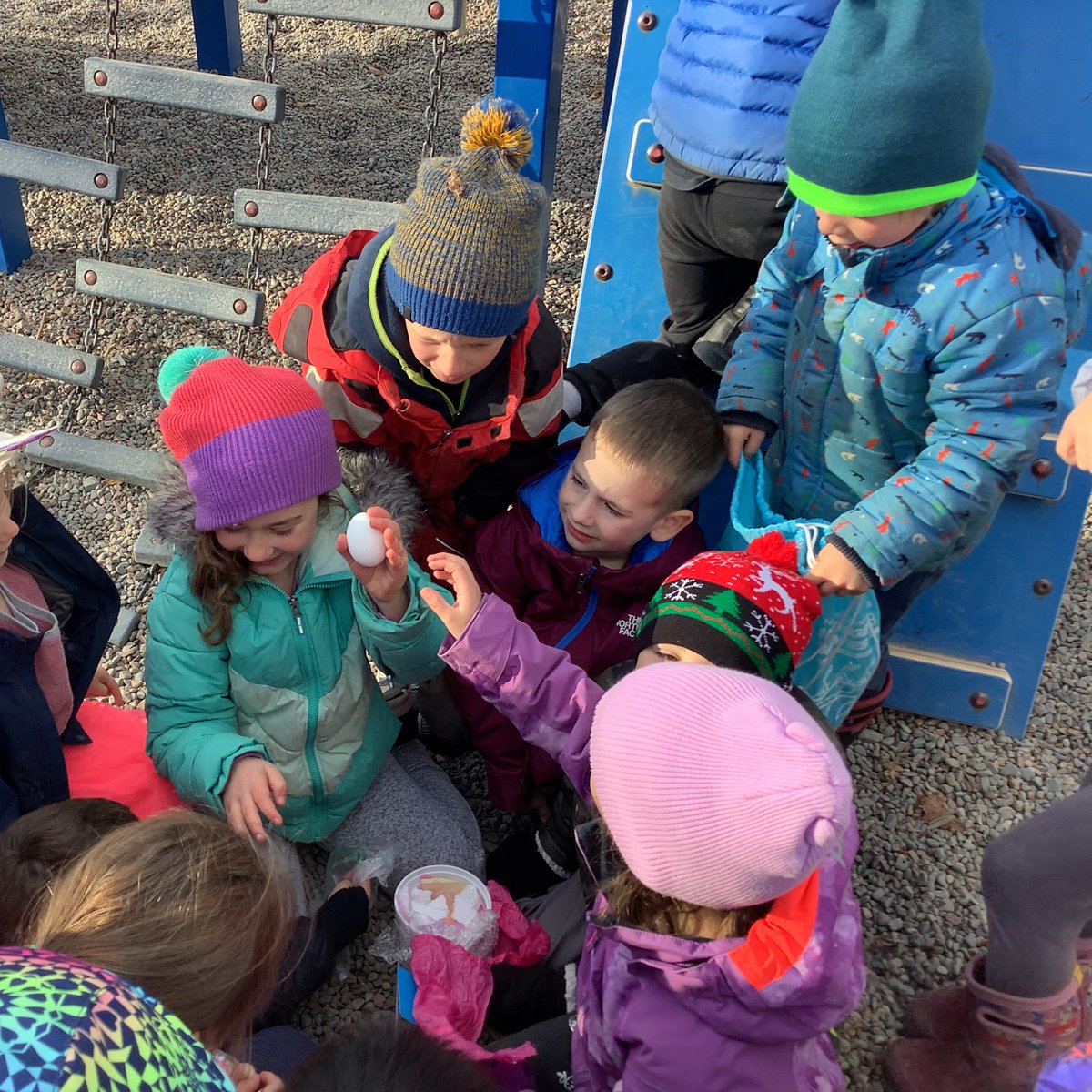 Egg Drop - so much fun, cooperation, and learning. <a href="/stcatschool/">École St Catherines</a>
