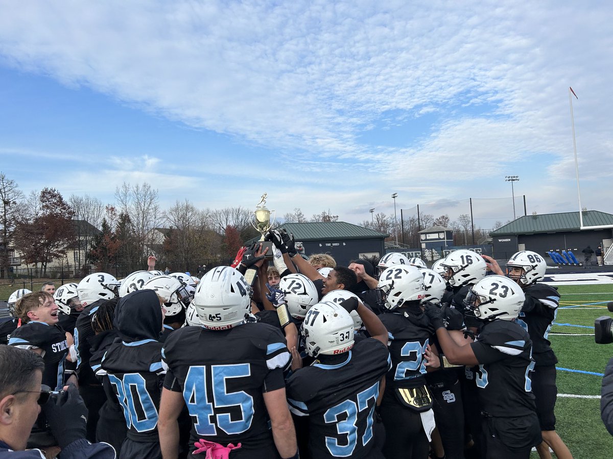 The 16th Region Title for Stone Bridge Football. Way to go!!!