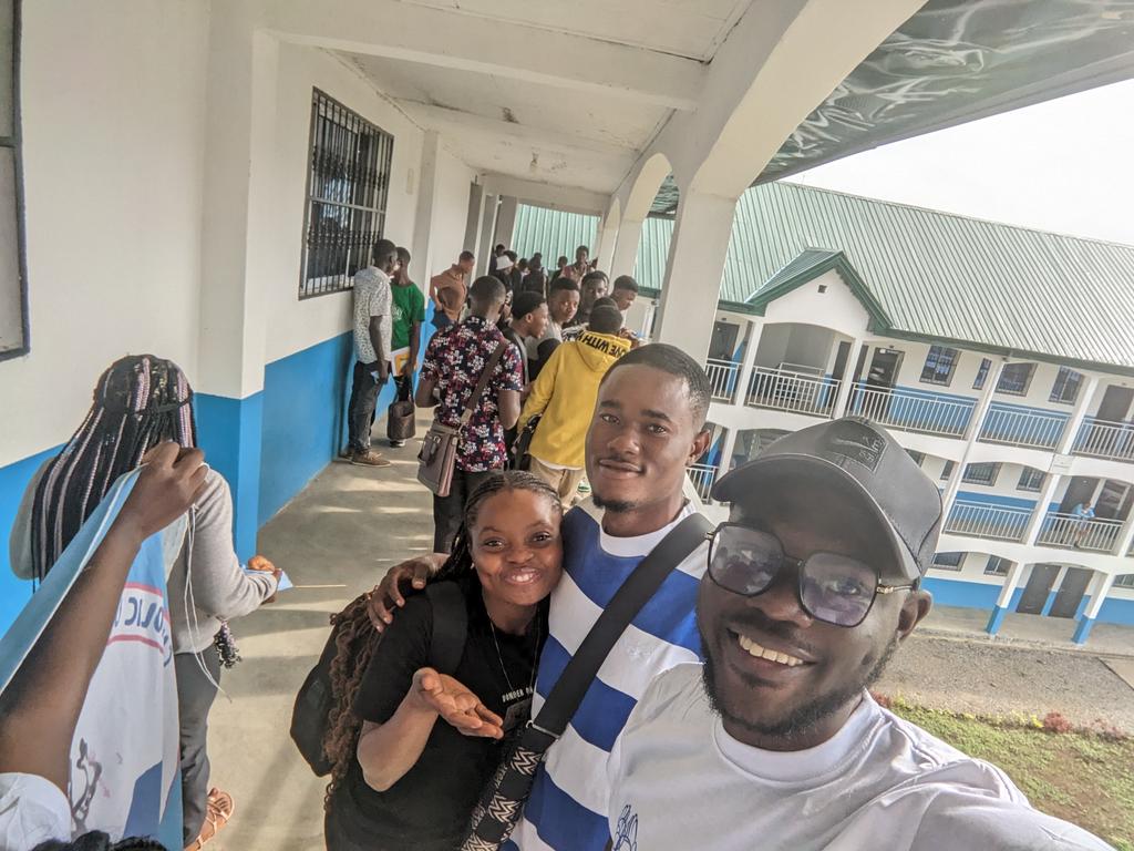 Leku_12's tweet photo. Just witnessed a thrilling student presidential debate at #CUIB  between the EoC and SSP parties. The candidates gave it their all, but the EoC party came out untop! Exciting times ahead as we await the final results. #CUIBSTUGA #CUIBSenior #CUIBCERI #PersonalDevelopment https://t.co/JivtSJQTP7