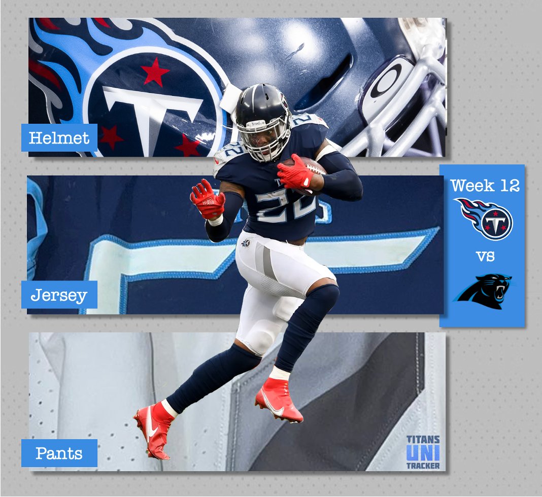 TitansUni's tweet photo. UNI NEWS: This Sunday, for the 1st time since the 2015 season, the #Titans will wear Navy Jerseys over White Pants for a regular season game at Nissan Stadium. https://t.co/IkMhzCj2eQ