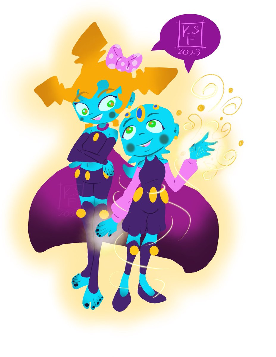 GreenGirlMecha's tweet photo. "Nova &amp; Origa"
#openforworkanimation #characterdesign #illustration #animation #colorful #procreate @procreate #riseupanimation @riseupanimation #kelliefunderburkart 

portfolio: https://t.co/hiA6QpxWNQ 
instagram: https://t.co/lhLyjG01GJ https://t.co/fmFIqQng4o