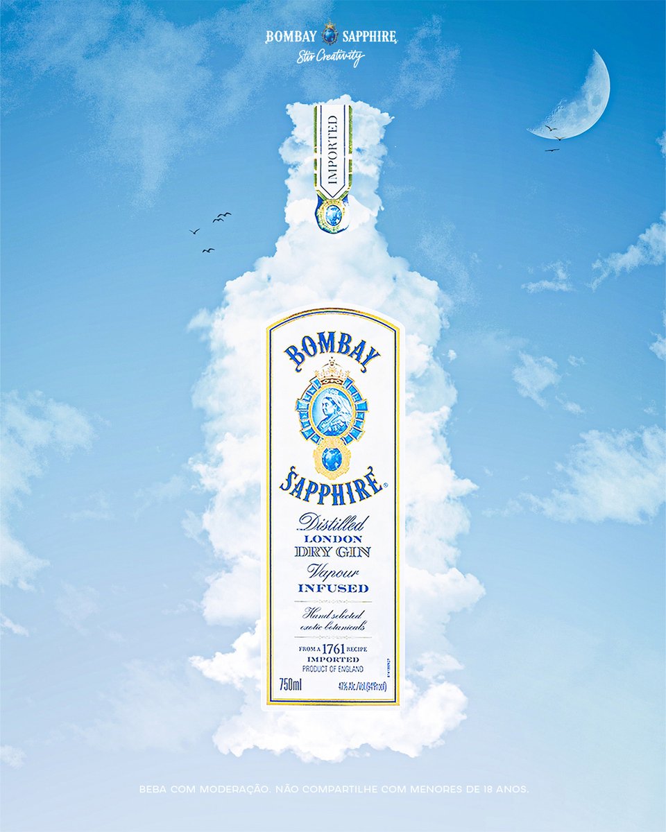 O céu é o limite para a imaginação! E as nuvens podem ter formatos deliciosos! ☁️☁️☁️

Quem já encontrou Bombay Sapphire nas nuvens? Fotografa e marca a gente!

Aprecie com moderação. Não compartilhe com menores de 18 anos.