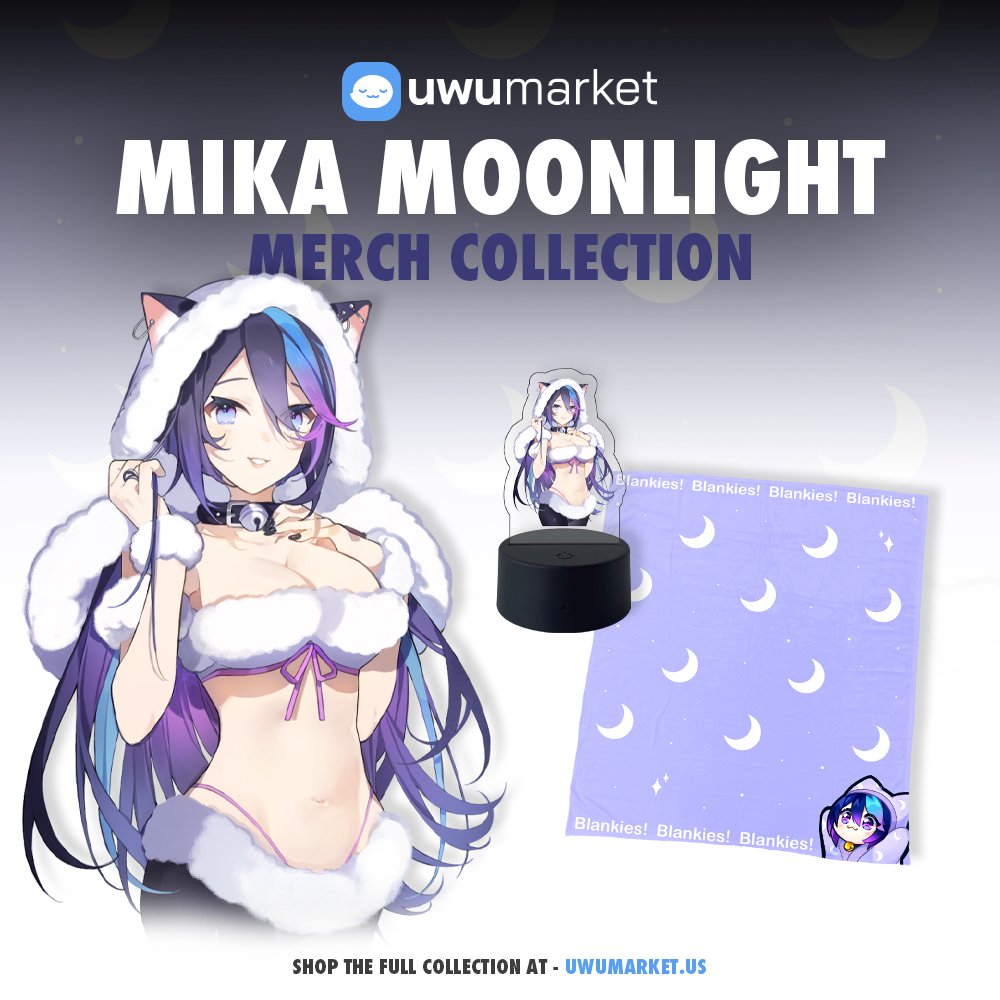 My cozy winter merch drop is live at uwumarket.us/collections/mi…! Black Friday sale today buy 1 get 1 50% off! We'll check it out on stream tonight ^^