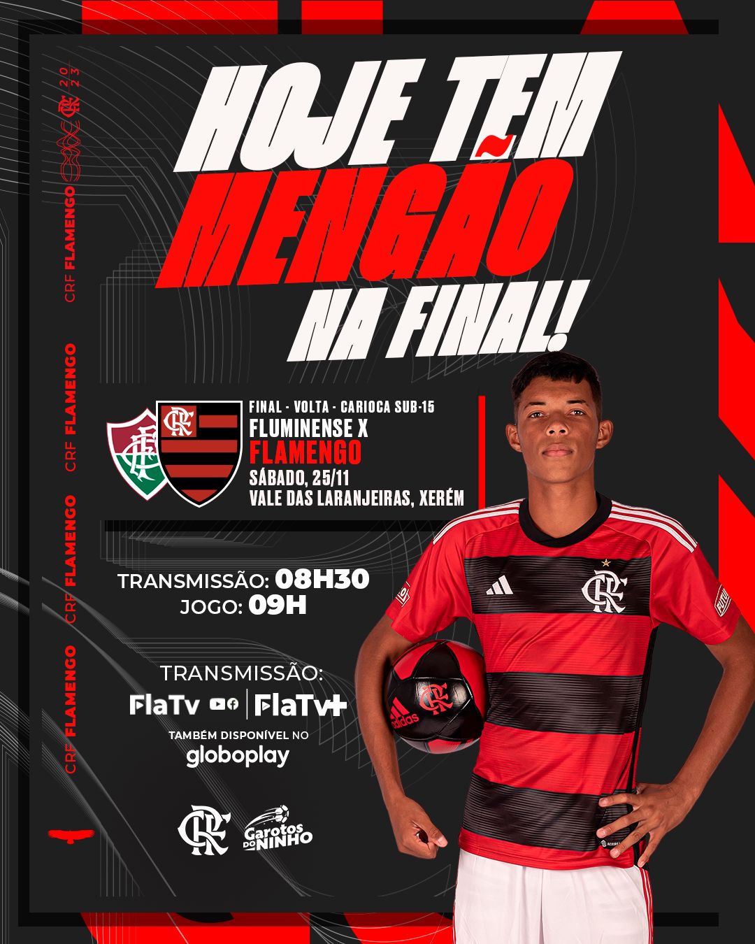 Flamengo on X: Se é FlaTV+, tem no Globoplay! / X