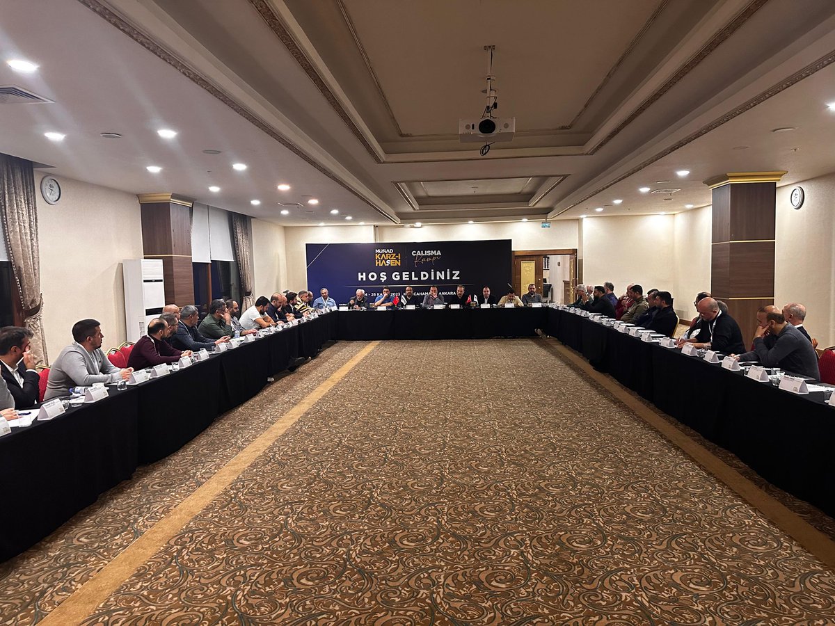 📍Ankara'dayız.

Ankara Kızılcahamam'da gerçekleşen MÜSİAD Karz-ı Hasen Sandığı (<a href="/MUSIADKarzHasen/">Karz-ı Hasen Sandığı</a>) Çalışma Kampı'nın ilk gününe katılarak, Karz-ı Hasen Sandığı'mızın faaliyetlerine dair istişarelerde bulunduk.

İhtiyacı olan üyelerimize faizsiz fon desteği sağlayan Sandığımız,