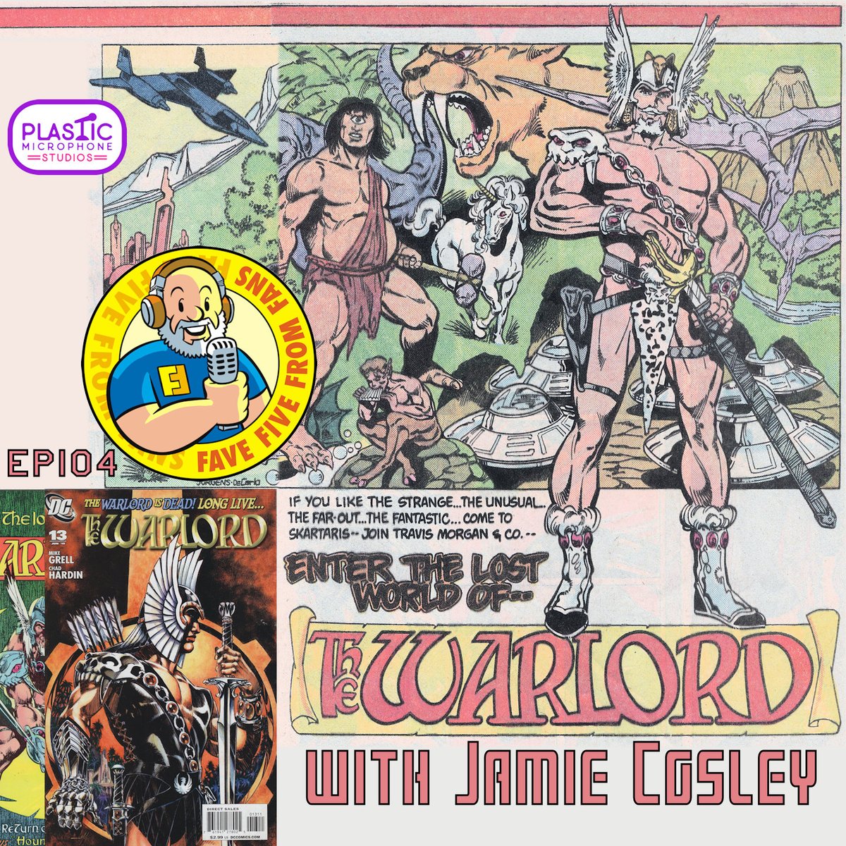 Check out Ep104 Fave Five Warlord Comic Book Covers with @JamieCosley. We discuss @GrellOfficial, @thedanjurgens, Mark Texeira, and MORE! And this one has VIDEO! bit.ly/ffff104