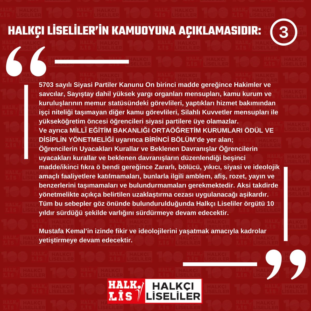 halklisvan65's tweet photo. Halkçı Liseliler Van İl örgütü olarak alınan kararların destekçisi olduğumuzu kamuoyuna sunarız https://t.co/spdlClCotk