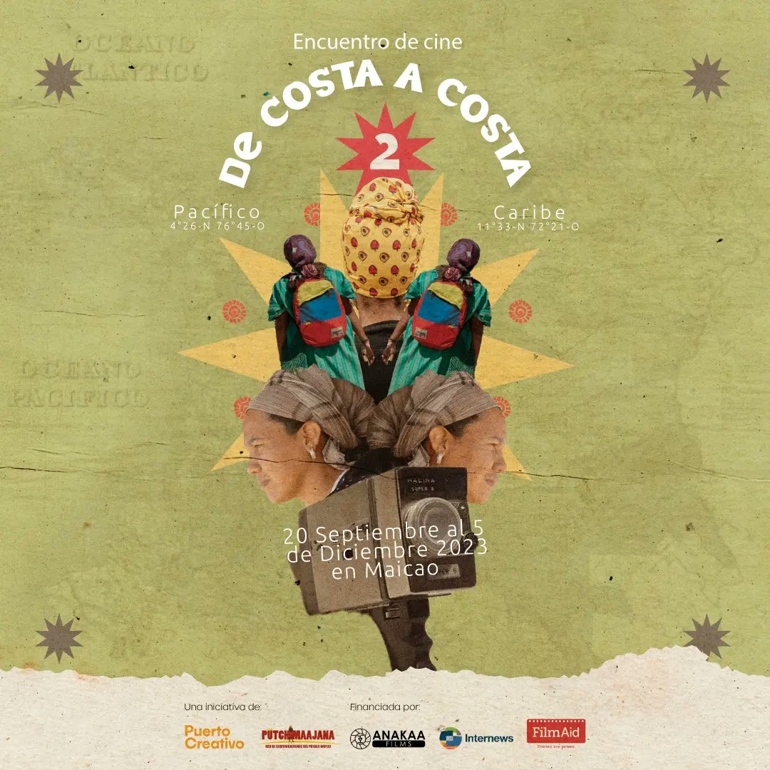 RedWayuu's tweet photo. #MUCIWA2023  y #CostaaCosta 
🎬📸 |

Celebramos esta juntanza Pacífico -Caribe y con ella la alianza con nuestros amigos del festival Costa a Costa para seguir encontrándonos a través del cine.

No te pierdas las proyecciones en el marco de esta alianza. https://t.co/G7QWfRgtpL