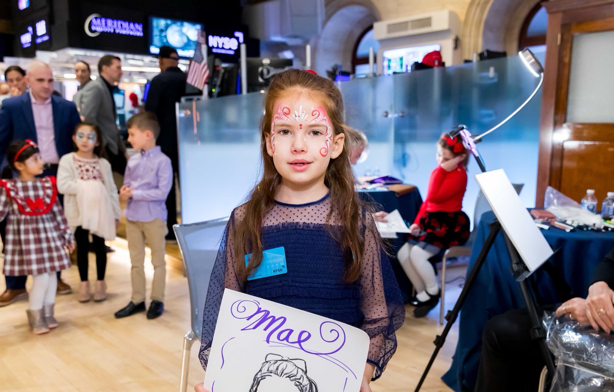 NYSE's tweet photo. One of our favorite days of the year - Kids Day! 🎉 After Thanksgiving, the NYSE Community brings their families to celebrate the holiday season with Santa and a Trading Floor full of festivities 🎁🎅🎄 https://t.co/Rn8omWZHQp