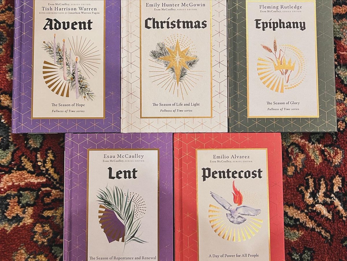 Christmas may have come early…

Also, I took this picture a few days ago before I saw <a href="/esaumccaulley/">Esau McCaulley</a> post his…so I guess that means #twinning

Can’t wait to dig in! <a href="/Tish_H_Warren/">Tish Harrison Warren</a> @EmilyMcgowin <a href="/flemingrut/">Fleming Rutledge</a> 

<a href="/ivpress/">InterVarsity Press</a>