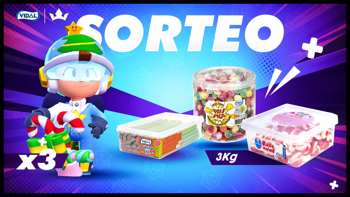 BScomunidad__'s tweet photo. 🎁 SORTEAZO JACKY + 3KG CHUCHES 🎁

🍭 Sorteamos 3 skins de Jacky navideña (links) + 3KG de golosinas.

🍀REQUISITOS 
🍬 Dar RT
🍬 Seguir a @Vidal_Golosinas 
🍬 Seguir a @BScomunidad__ 

Ganadores en 5 días.
#CommunityVidal https://t.co/PtKz19BtD3