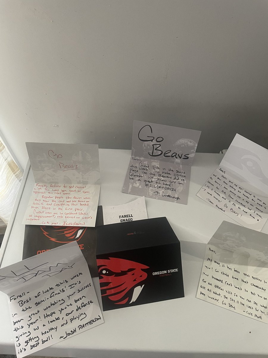 Thanks for the love <a href="/BeaverFootball/">Oregon State Football</a>