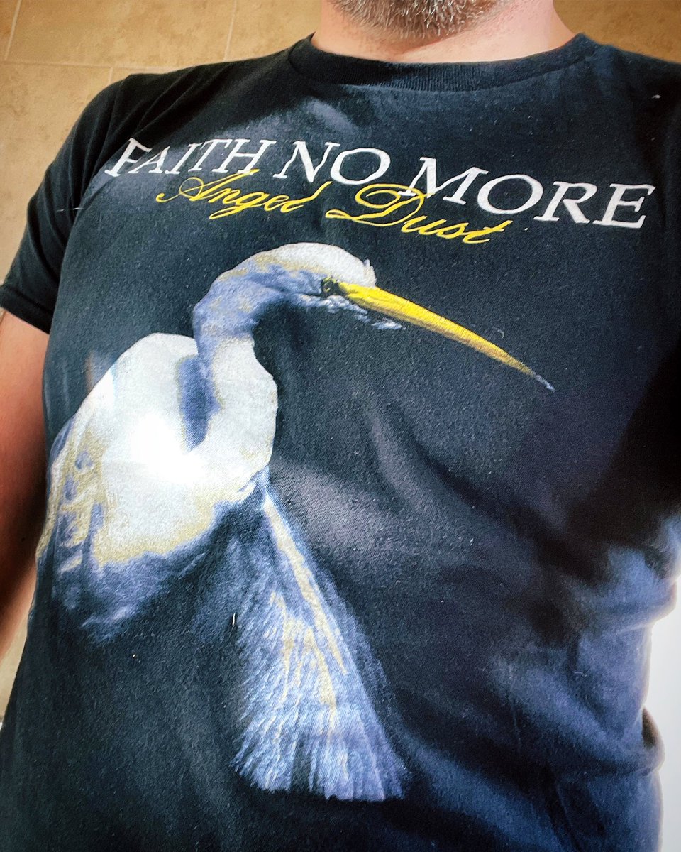 don_maclean's tweet photo. Never too late for @FaithNoMore🤘@BBC6Music #TShirtDay https://t.co/Gtg7iWo9Oi