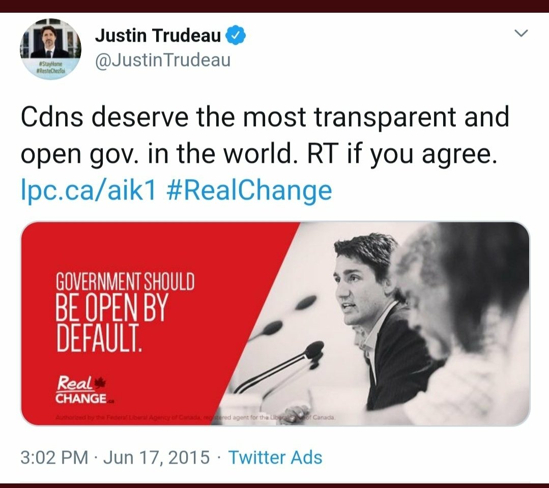 KRS61's tweet image. Since Pierre's attendance is important, here's Justin's...the #PartTimePM 
Yikes
😬