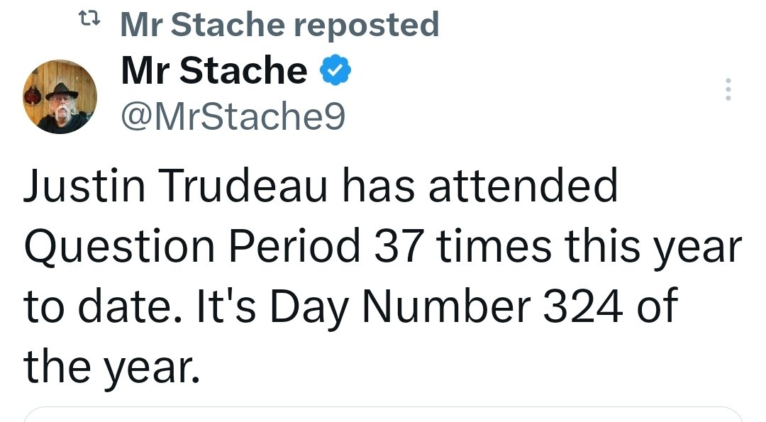 KRS61's tweet image. Since Pierre's attendance is important, here's Justin's...the #PartTimePM 
Yikes
😬