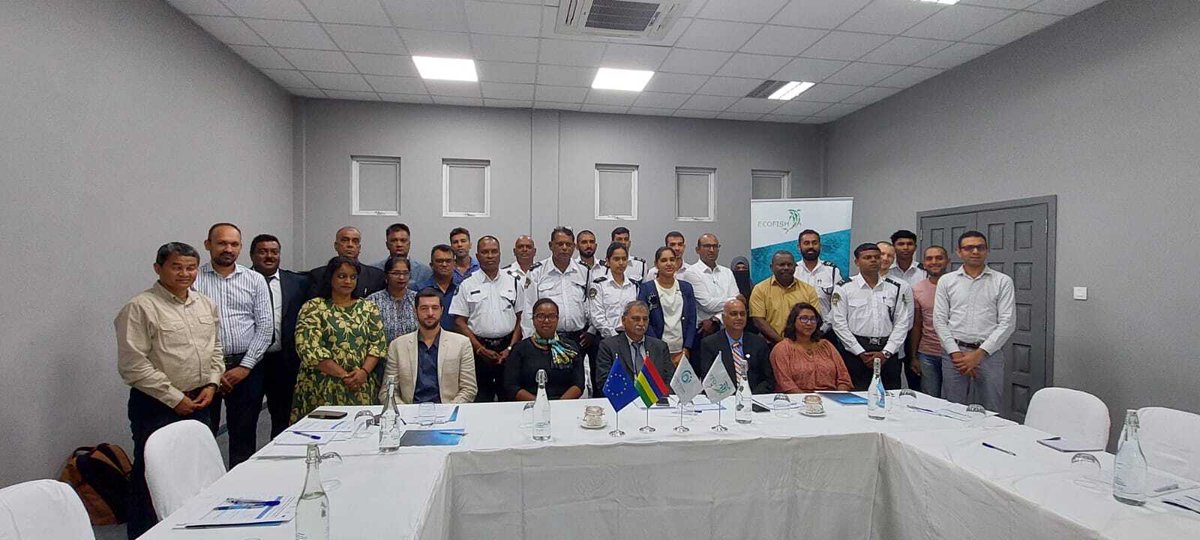 tm_tracking's tweet photo. TMT is working with the Indian Ocean Commission and seven countries in the region to improve interagency cooperation on #fisheries MCS. 
Read more about it and a recent workshop in Mauritius here: https://t.co/tYEzXmkCpj https://t.co/T2KbnrOu47