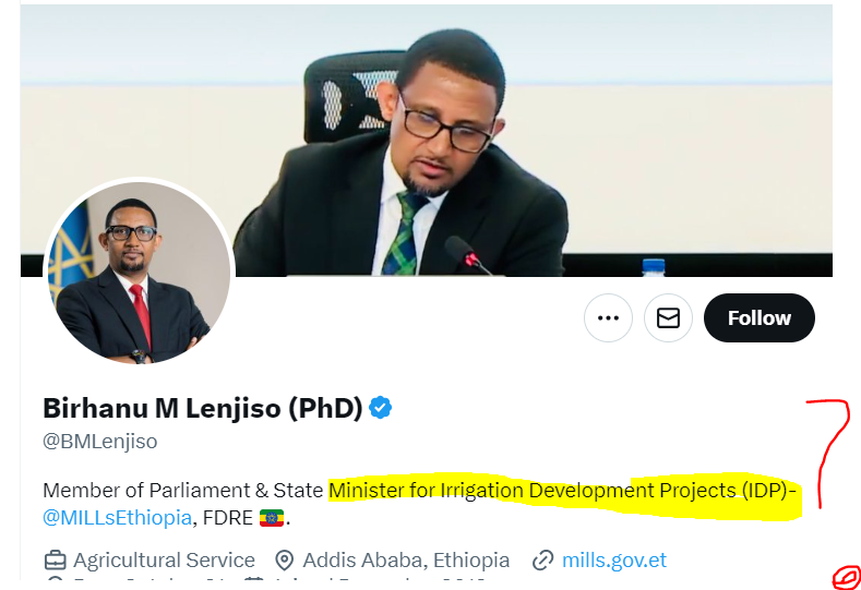 AligidirEritrea's tweet photo. Why does PM Abiy of #Ethiopia have so many ministers of Irrigation? 🙈And, and, don't tell me these two 🤡s are tweeting about the #RedSea thinking the salty seawater the #RedSea can be used for irrigation? 😩😂😂

Anyone, anyone? https://t.co/R4rdq2UiWO