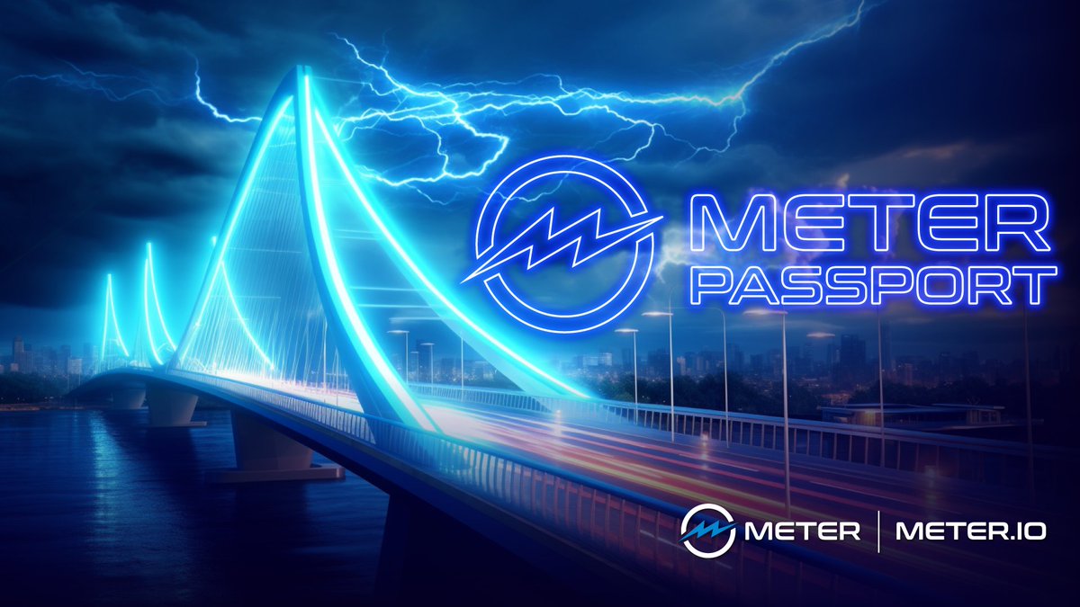 Meter_IO's tweet photo. β‘οΈ With their experience in building Web 2.0 routers, https://t.co/7xxftBU2Zj's co-founders bring unparalleled expertise in cross-chain messaging. The newly enhanced #MeterPassport is a testament to this, offering unmatched speed and cost-effectiveness for #crosschain operations.
π₯ Benefits of Meter Passport:
- Ultra-fast transactions
- Reduced costs, courtesy of the @Meter_IO base gas cost reduction
- Intuitive UI for effortless asset management and bridging
Explore the new possibilities:
- Manage assets: https://t.co/RWhSQ55g2N
- Bridge across chains: https://t.co/7zoQ4TP7Tm
- Developers looking to go cross-chain: https://t.co/U5xvTVaVM1
- Bridge contract Github: https://t.co/dlT1JixArt
Experience the best in #blockchain #interoperability with #MeterPassport!
Join our community of developers here: https://t.co/denDXC5XxT
$MTRG $MTR #Bridging #Crypto #BUIDL #BlockchainInnovation #DeFi #Layer1
