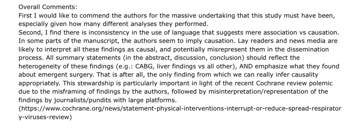 Review files for this are now public. I was reviewer 1. You can see the reviews & the authors’ response for yourself. Here’s first paragraph of my review. I am struck by some of the commentary on this paper, but I expected it. We should be careful about how we frame our results.