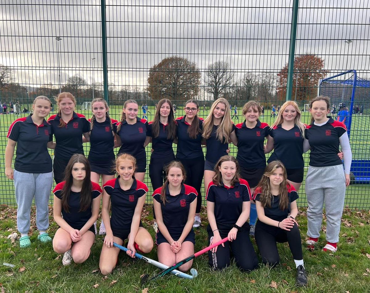 YGAberaeron's tweet photo. 🏑 HOCI 🏑

Da iawn i dîm hoci dan 16 yr Ysgol am berfformiad da heddiw yn nhwrnamaint hoci yn Ysgol Bro Pedr.

Well done to the Schools Under 16s hockey team on their good performance today. 

Daliwch ati, ferched!🏑 https://t.co/OcaMqAVb7k