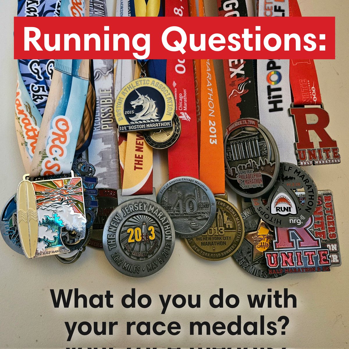 mgiven's tweet photo. Running Questions:
What do you do with your race medals?
Have a favorite?
πββοΈπββοΈπ
π
#runningquestions #racemedals #running #runcoachmike #instarunners https://t.co/Iqh1OjoAQR