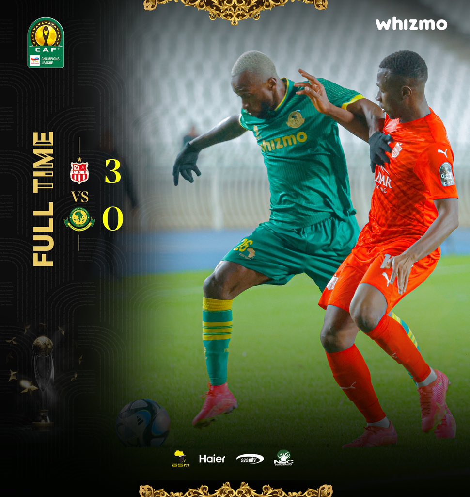 YoungAfricansSC's tweet photo. 𝐅𝐔𝐋𝐋 𝐓𝐈𝐌𝐄⏱️ | #CAFCL 

CR Belouizdad 3-0 Young Africans SC

#TimuYaWananchi 
#DaimaMbeleNyumaMwiko https://t.co/nlwOwfC2VU