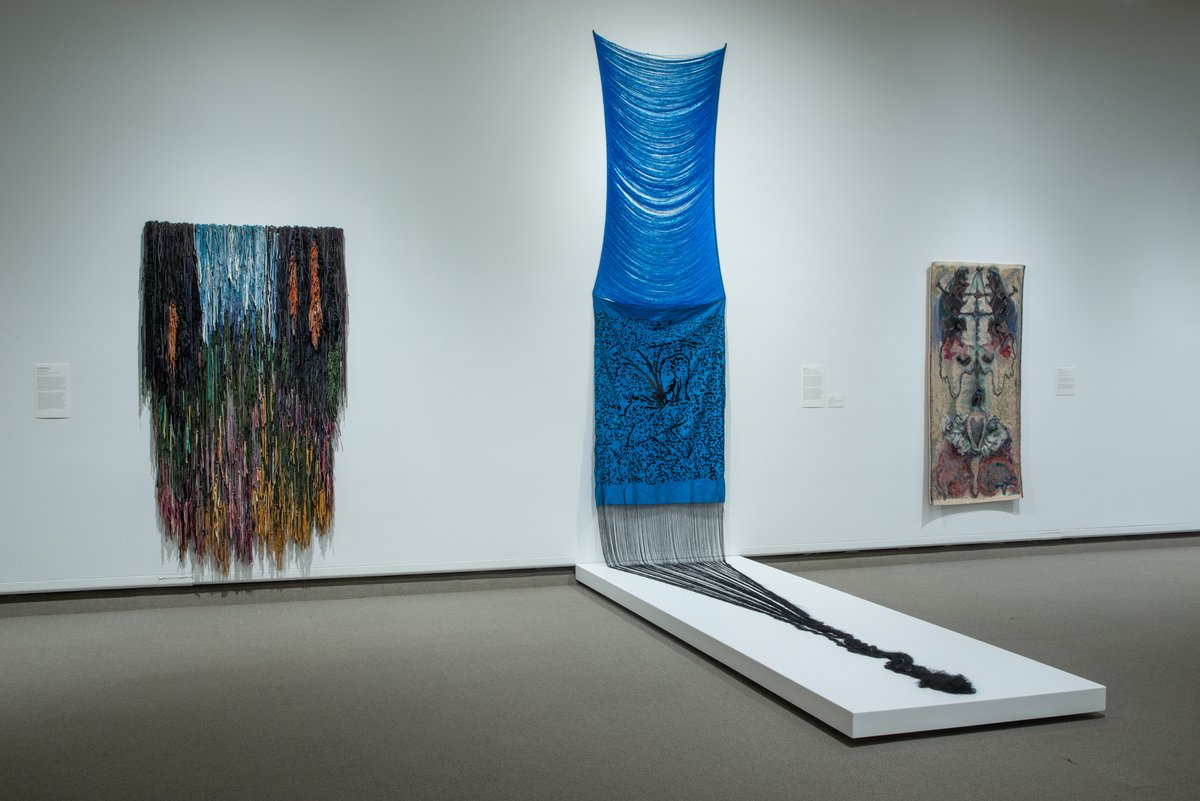 Visit the touring Prairie Interlace: Weaving, Modernisms, and the Expanded Frame, 1960–2000 exhibition featuring textile-based art on the Canadian Prairies during the second half of the twentieth century at the MacKenzie Art Gallery. #artexhibition #canadianart