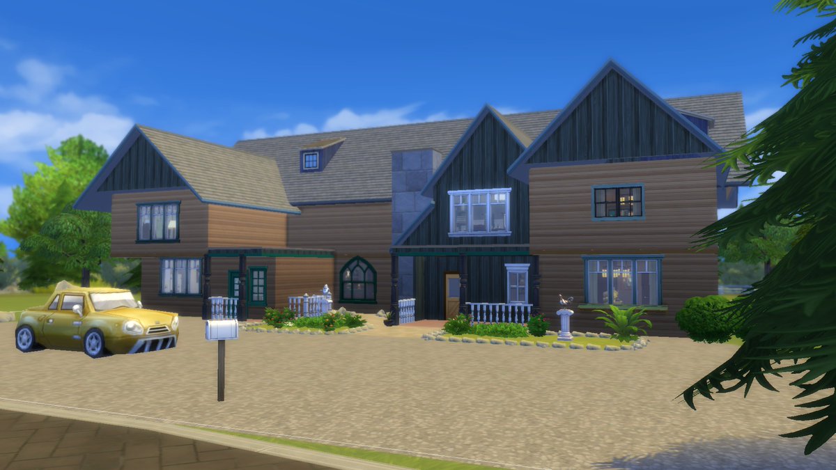 SivlerXPGaining's tweet photo. Inspired by the 2023 series GOOSEBUMPS, I created the Biddle House in the Sims 4! I tried to make it as accurate to the series as possible, and am super happy with the result! Hope you like it! 😊

#TheSims4 #noCC #goosebumps #goosebumps2023 #biddle #haroldbiddle #hauntedhouse https://t.co/qEiwFCialj