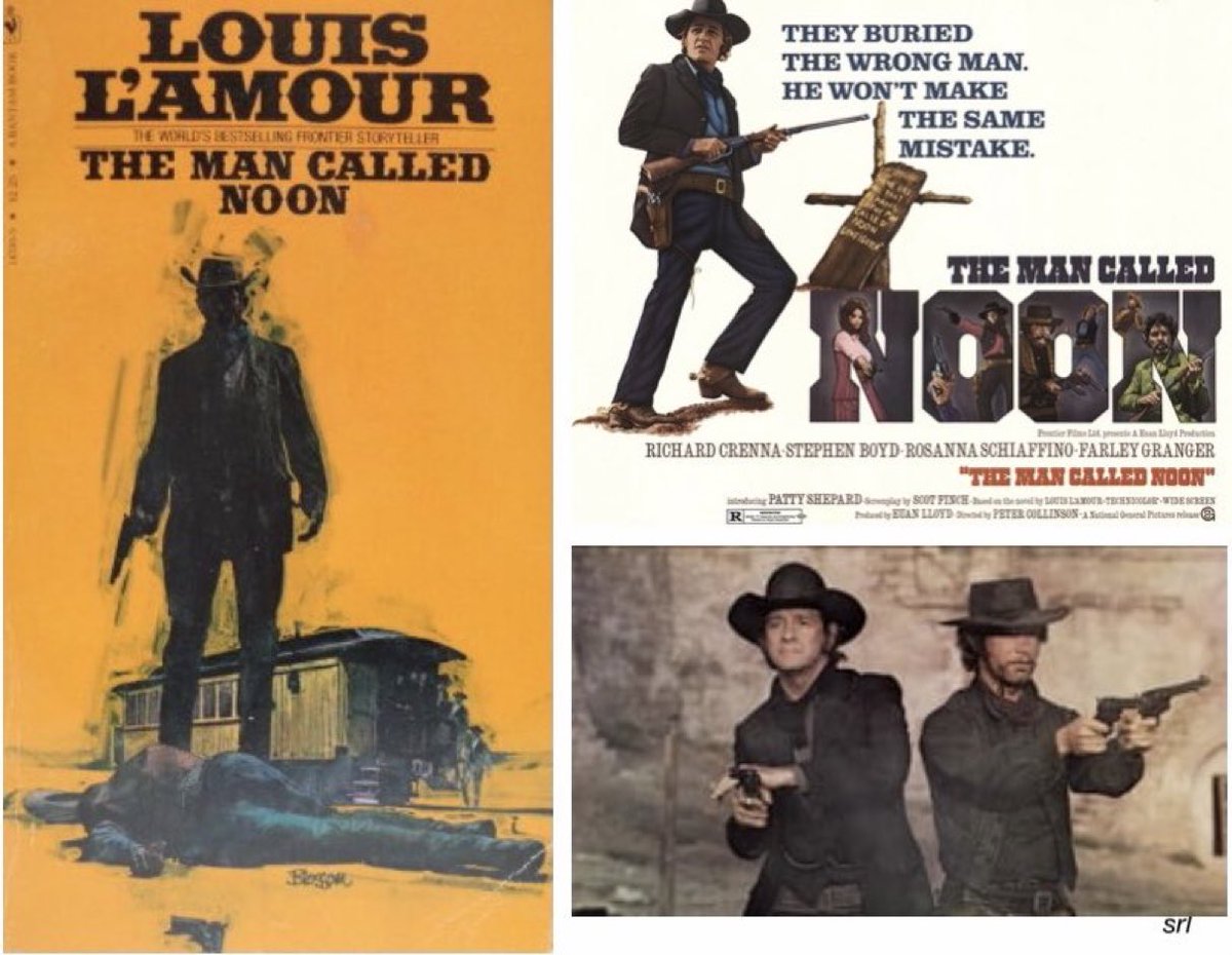 SaveRedlandLibr's tweet photo. 9pm TODAY on #LegendXtra
The 1973 #Western film🎥 “The Man Called Noon” directed by #PeterCollinson from a screenplay by #ScotFinch & #AntonioRecoder
Based on #LouisLAmour’s 1970 novel📖
🌟#RichardCrenna #StephenBoyd #RosannaSchiaffino #FarleyGranger #PattyShepard https://t.co/9c4EV3vrZv