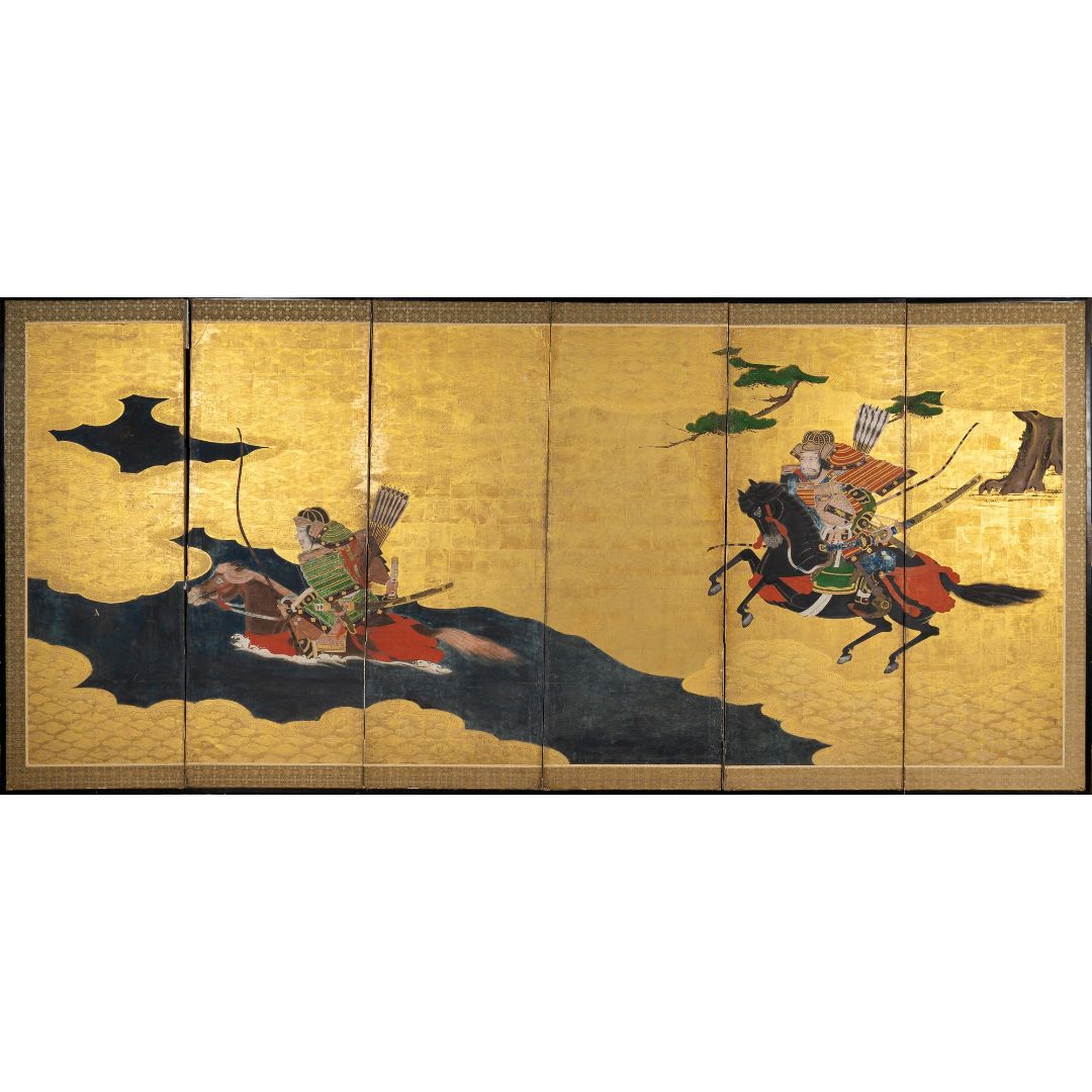 Explore the arts of China, Japan and elsewhere in Asia spanning the Neolithic period to the present day. Asian Works of Art exhibition 11/27. Auction, 11/30. View lots and place bids at Doyle.com

Japanese Kano School Six-Panel Figural Byobu Screen, Edo Period.