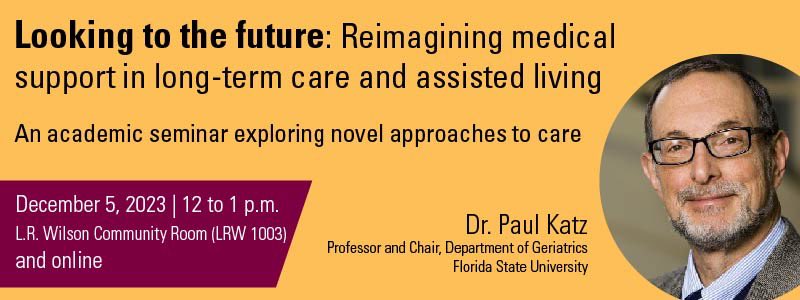 Don't miss this insightful @MIRAMcMaster @GERAScentre seminar on the future of medical support in long-term care & assisted living! Join Dr. Paul Katz from Florida State University on Dec 5, 12-1pm. Register now: docs.google.com/forms/d/e/1FAI…