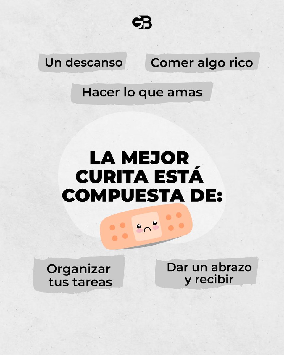 ❤️‍🩹La mejor curita para el alma: