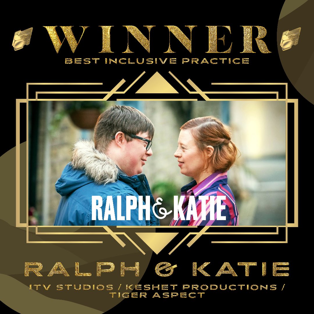 🏆 Best Inclusive Practice 🏆 

The Winner is #RalphandKatie 🤩🎉 

@KeshetProd @TigerAspectUK @ITVStudios 
#RTSNWAwards #RTSNW #RalphandKatie #RTSNWAwards23 #Awards #Manchester