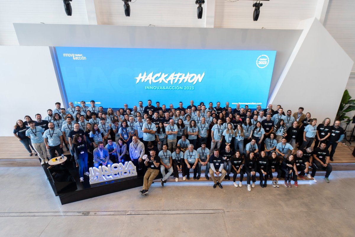 innovayaccion's tweet photo. 🔵 Ya hemos dado comienzo al #HackathonInnova2023 

👋 Más de 70 participantes, 7 empresas retadoras y  24 horas de innovación por delante. 🔥 💻 ¡Empezamos!

👉 Organizaciones retadoras: #Amcor @Bouquet_es #Cermer @itene #panamarbakery @Aj_Torrent @Vestas https://t.co/LvJHHNOo3L