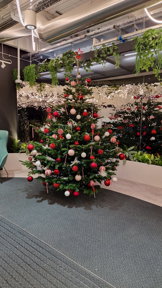 Our first Christmas decorations of the season and we love this Candy Cane theme